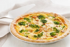 Lemon Pepper Chicken Quiche with Broccoli & Sun-Dried Tomatoes Recipe